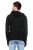 V3Squared Men's Cotton Full Sleeve Hooded Black T-Shirt